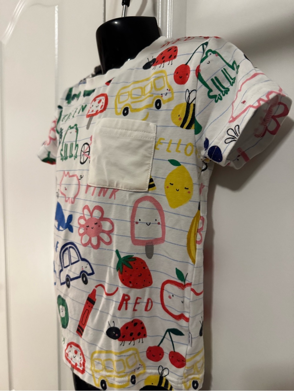 SOLD Little Sleepies “Coloring Crew” Bamboo Relaxed Tee - Picture 2 of 4